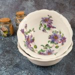 English Lavender Mid Serving Bowls,Each