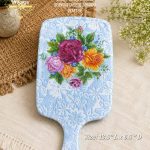 Lacy Vintage Roses Serving Cheese Board / Platter