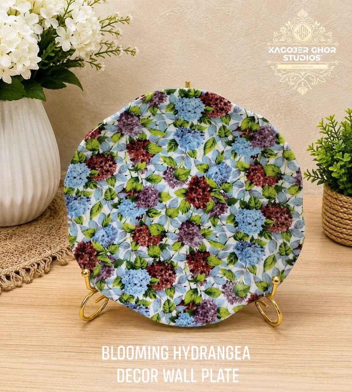 WhatsApp Image 2026-09-10 at 4.13.00 PM Blooming Hydrangea Decor Wall Plate - Image 1