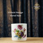 French Vintage Floral Vase