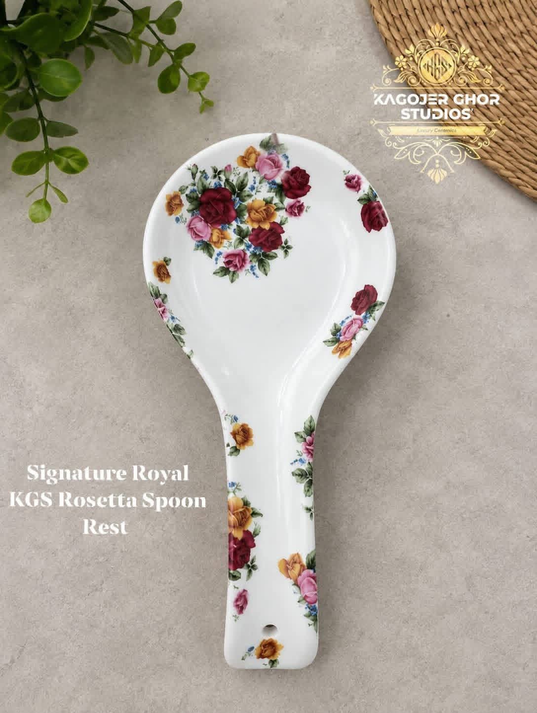 WhatsApp Image 2026-09-14 at 1.11.18 PM Signature Royal KGS Rosetta Spoon Rest - Image 1