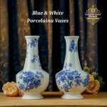 Blue & White Porcelain Vases (Each)