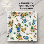 Mandarin Oriental Square Decorative Serving Big Bowl