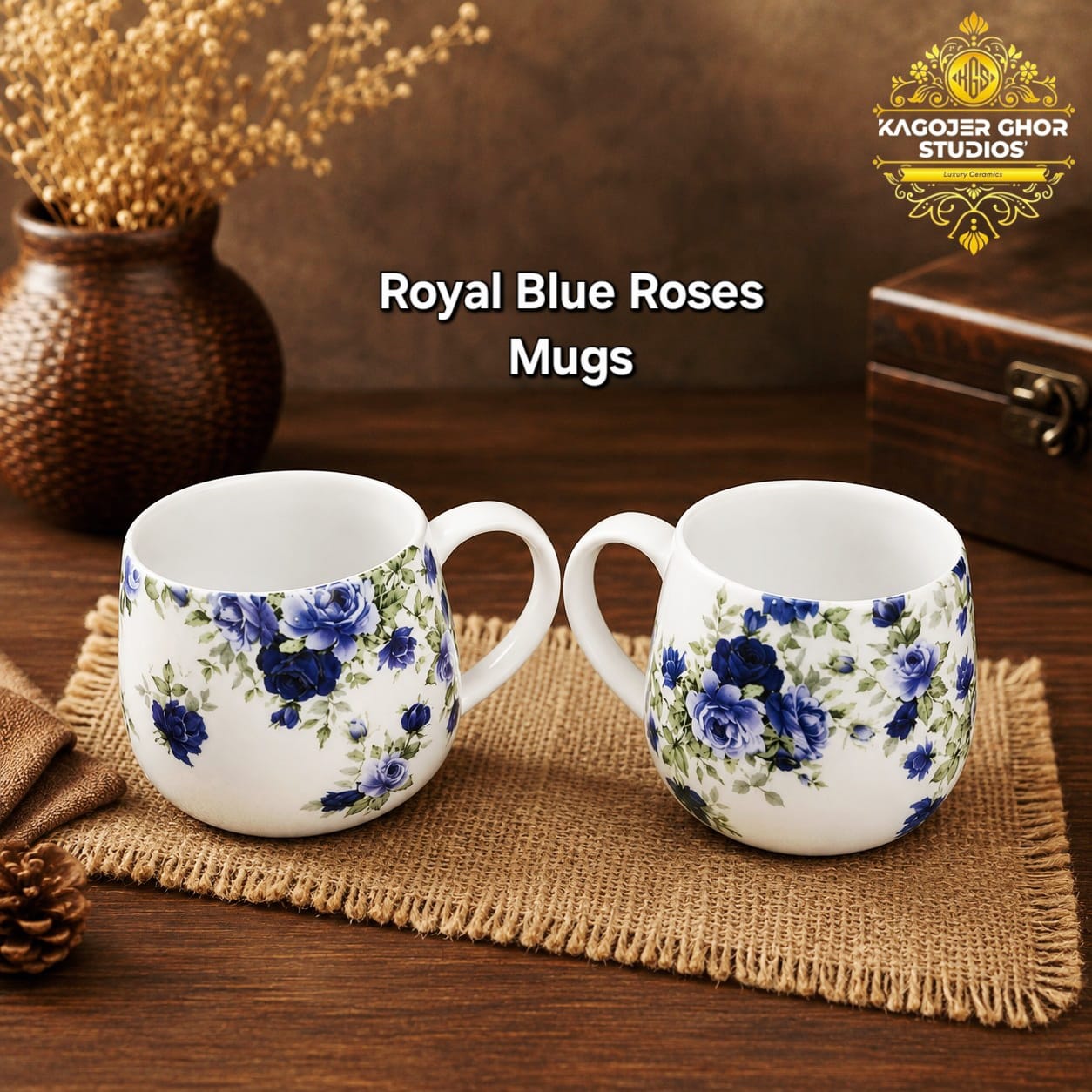 WhatsApp Image 2026-09-30 at 8.44.28 PM (1) Royal Blue Roses Mugs (Each) - Image 1