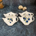 Vintage Floral Tea Rests ,1 piece