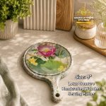 Lotus Treasure Handcrafted Wooden Serving Platter
