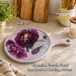 Blooming French Floral Handcrafted Serving Platter