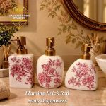 Flaming Brick Red Soap Dispensers (Each)