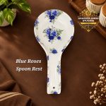 Blue Roses Spoon Rest