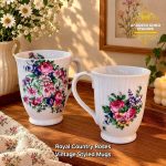 Royal Country Roses Vintage Styled Mugs (Each)